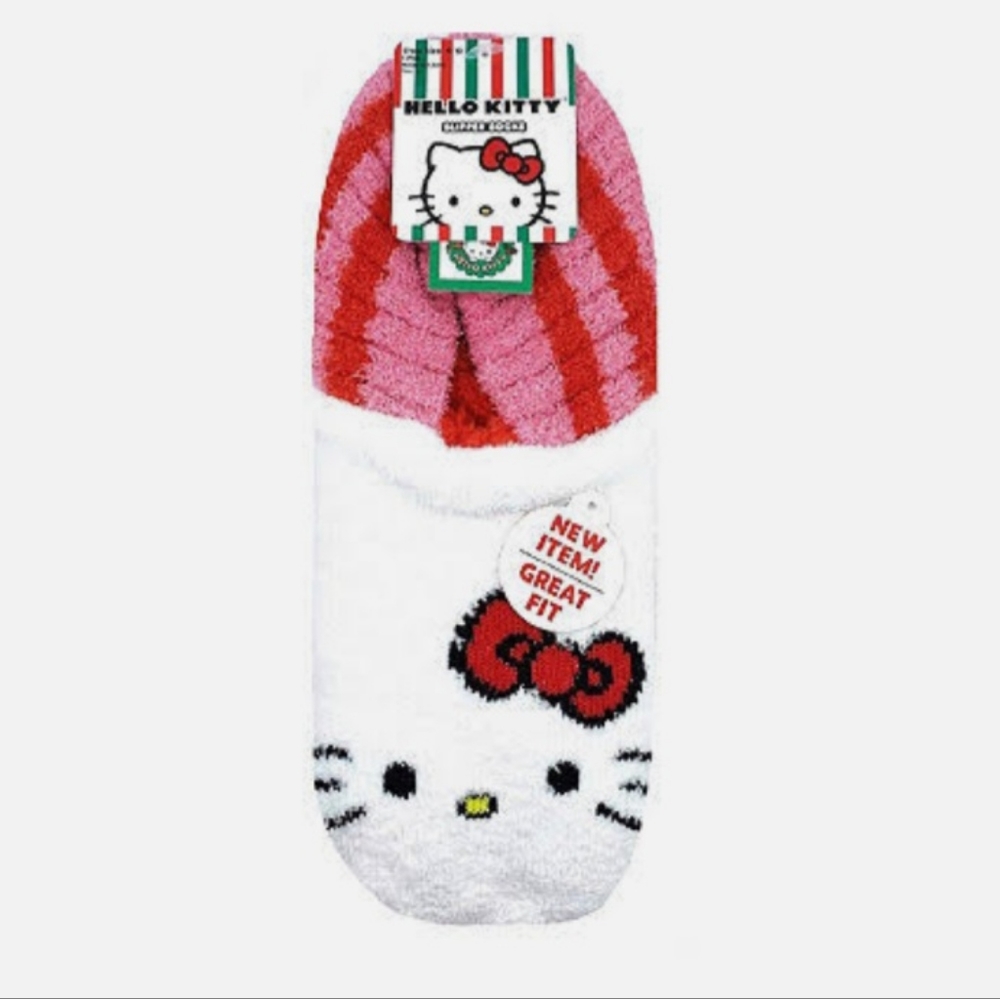 Hello Kitty Plush Slipper Socks